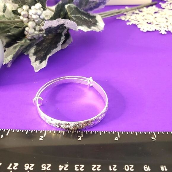 Sterling Silver Bracelet 99.9% Pure Silver - Picture 3 of 5